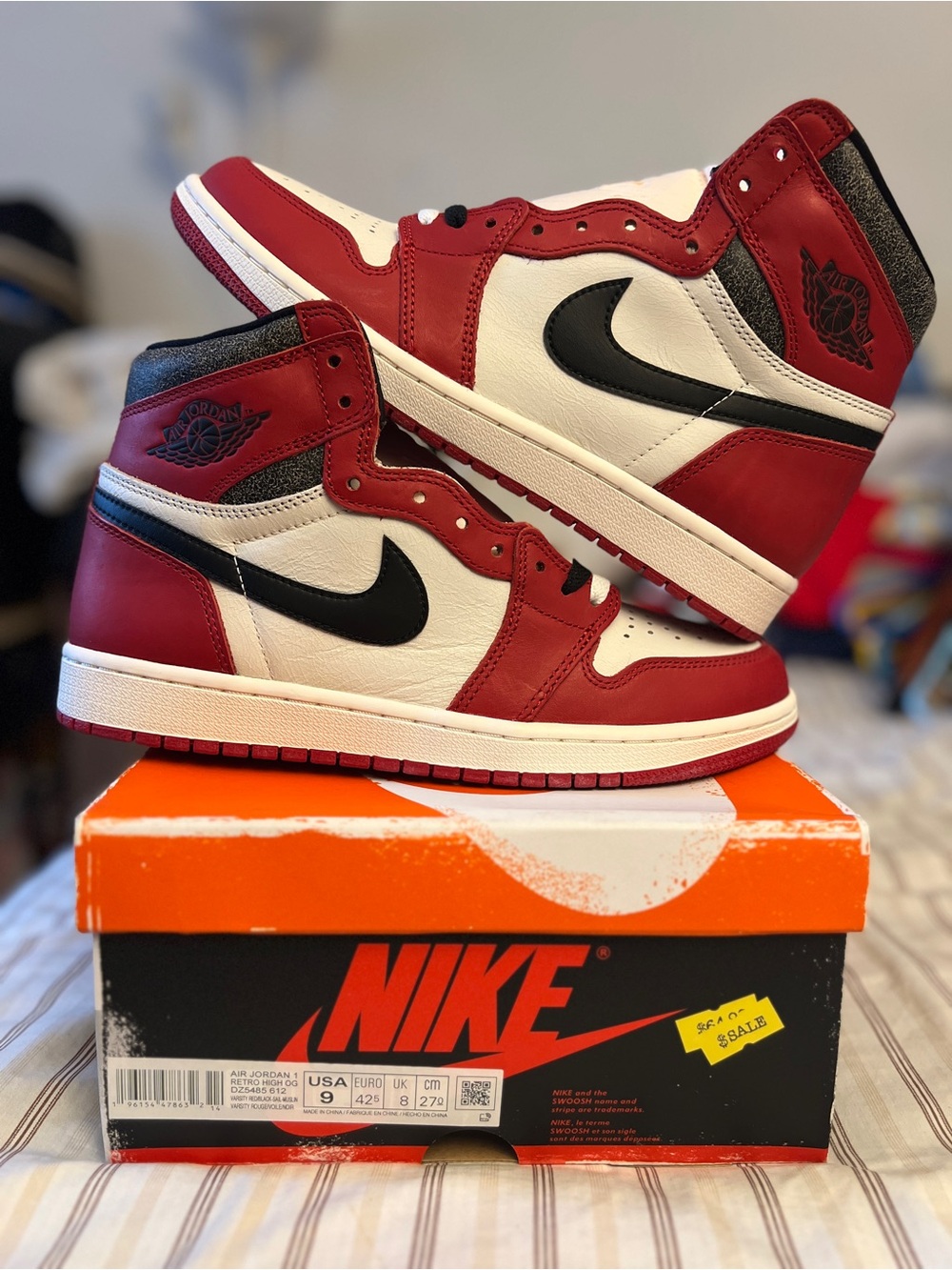 Nike Air Jordan 1 High OG Lost and Found size 9 Brandnew